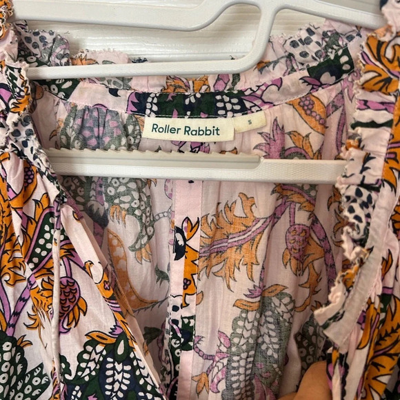 Roller Rabbit Wrap Dress small - Picture 4 of 7